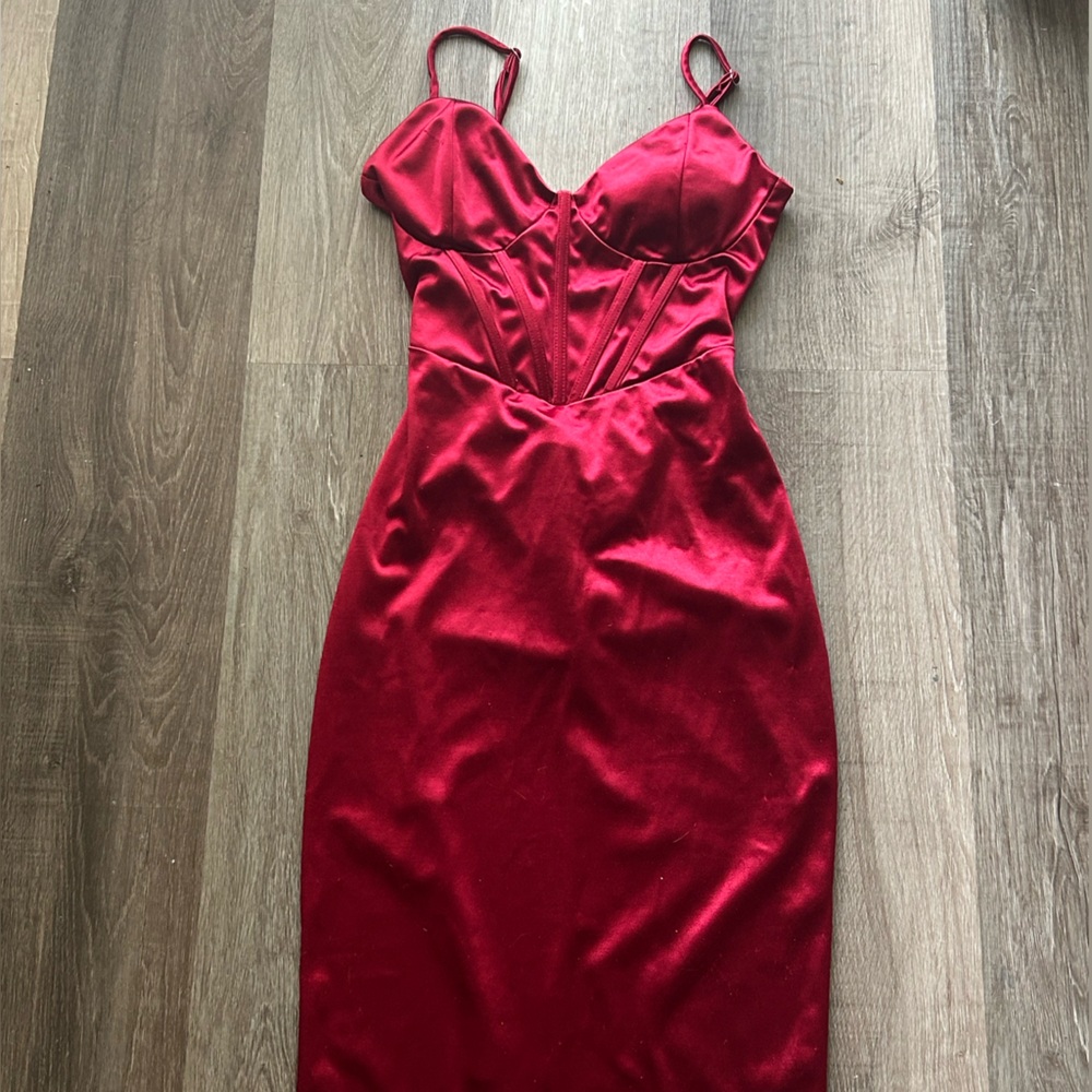 Windsor red corset dress